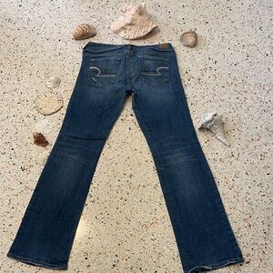 American Eagle Outfitters Distressed Slim Boot Jeans Size 8/31 Stretch
